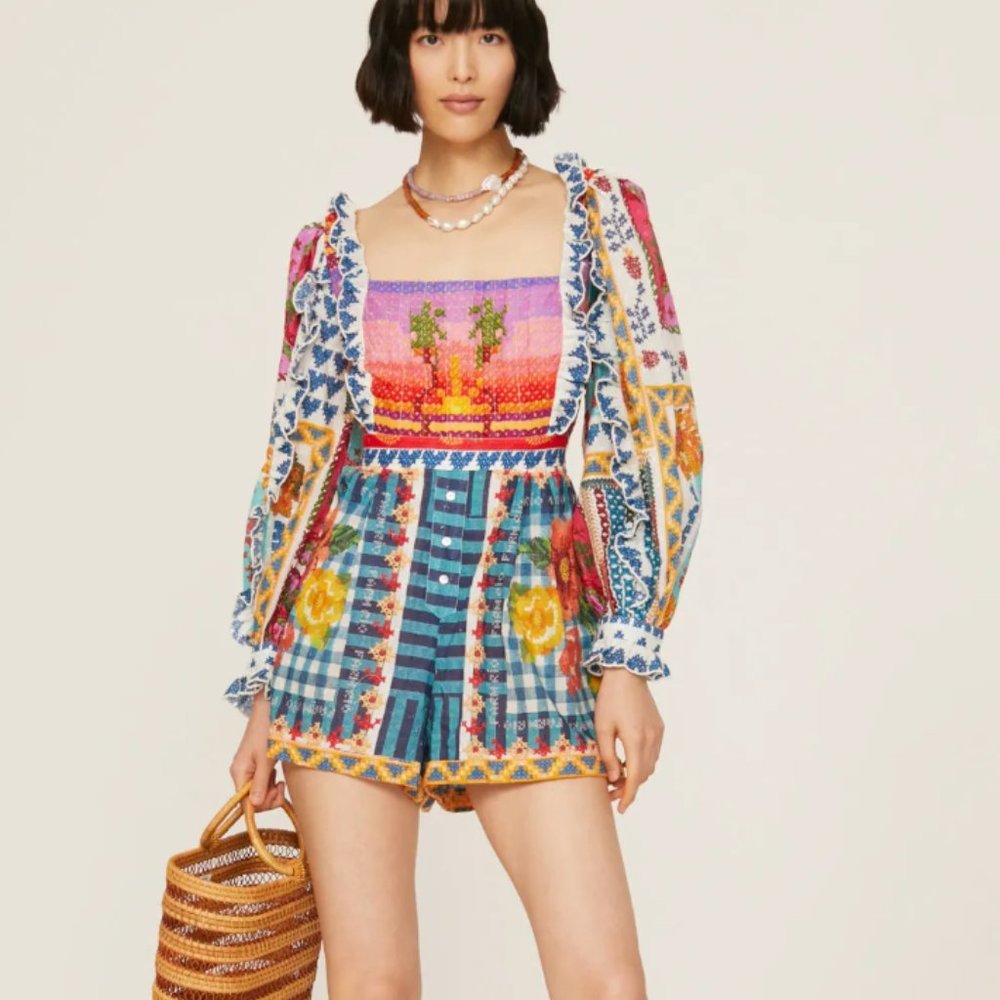 Farm Rio Summer Vibe Romper
